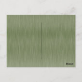 Dusty Green Shiny Elegant Sparkly Save the Date Briefkaart (Achterkant)