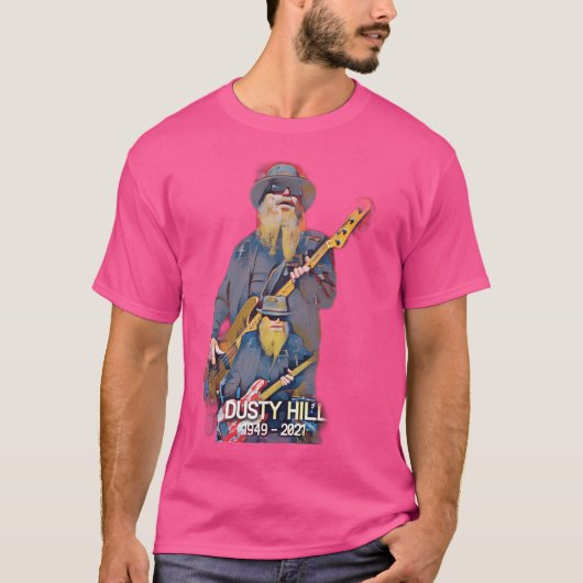 Dusty Hill T-shirt (Voorkant)