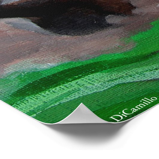 Dusty Horse Poster (Hoek)