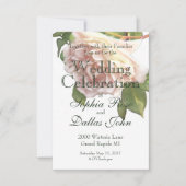 Dusty Ivory Roos Kaart (Voorkant)