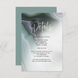 Dusty Jade Sage Green Violet Agate Details Kaart