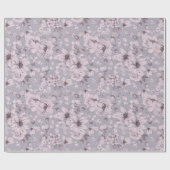 Dusty Lavender Floral Cadeaupapier (Vlak)