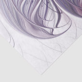 Dusty Lavender Fractal Flower Tissue Paper Tissuepapier (Detail)