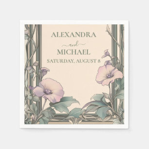 Dusty Lavender Lijst bruiloft Servet