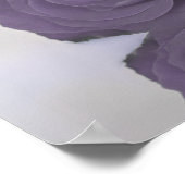 Dusty Lavender Roos 20 Tafel Berichten Poster (Hoek)