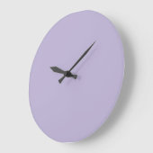 Dusty Lavender Solid Color Grote Klok (Hoek)