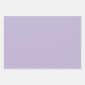 Dusty Lavender Solid Color Inpakpapier Vel (Voorkant 3)