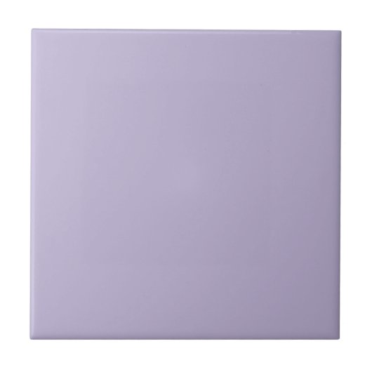 Dusty Lavender Solid Color Tegeltje (Voorkant)