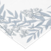 Dusty Light Blue Wedding  Botanical Tafelkleed (Gekanteld)