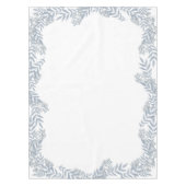Dusty Light Blue Wedding  Botanical Tafelkleed (Voorkant)