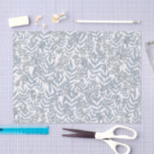 Dusty Light Blue Wedding Botanical Tissuepapier (Craft)