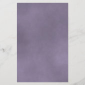 Dusty Lila Paars Roos BUDGET Weddenschap Uitnodigi (Achterkant)