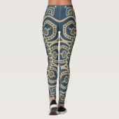 Dusty lover-ontwerp met volledig Mandala afbeeldin Leggings (Achterkant)