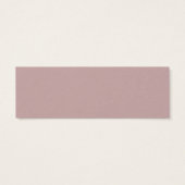 Dusty Mauve Botanische Bruiloft Website RSVP Mini Visitekaartjes (Achterkant)