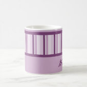 Dusty Mauve Deco Personalized Mug Koffiemok (Center)