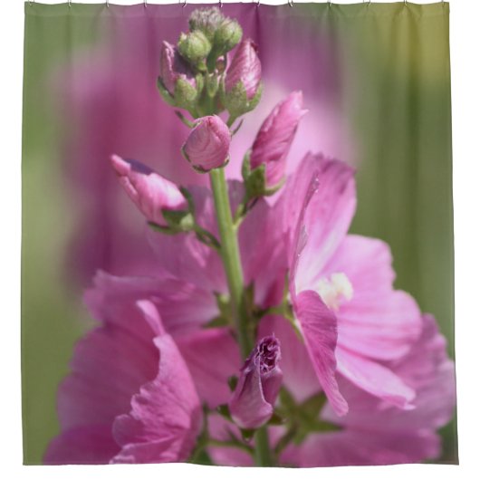 Dusty Mauve Douchegordijn (Voorkant)