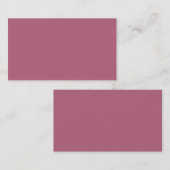 Dusty Mauve Pink Visitekaartje (Voorkant / Achterkant)