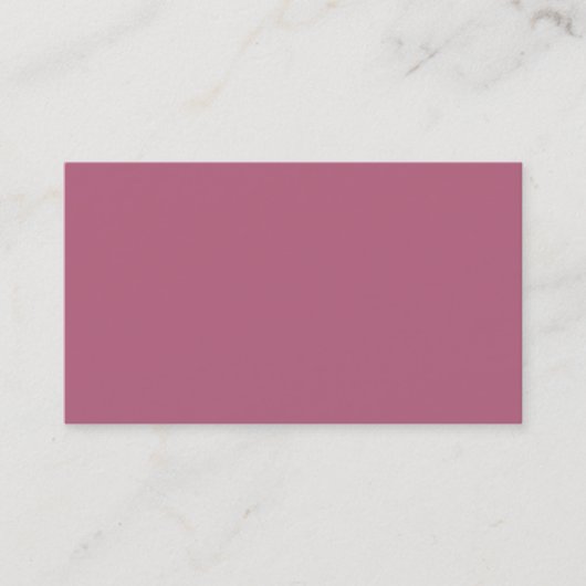 Dusty Mauve Pink Visitekaartje (Voorkant)