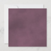 Dusty Mauve Roos op White met Oval Photo Weddensch Save The Date (Achterkant)