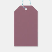 Dusty Mauve - Roze Verjaardagsharten Cadeau Labels Cadeaulabel (Achterkant)