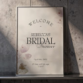 Dusty Muted Blush Pink Vrijgezellenfeest Welkomstb Poster