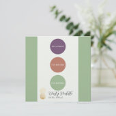 Dusty Muted Color Palette Kaart (Staand voorkant)