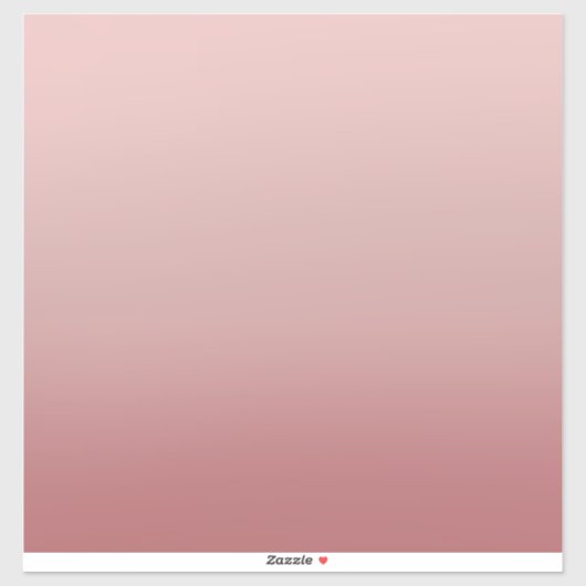 Dusty Muted Pink Ombre Sticker (Vel)