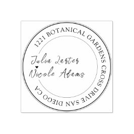 Dusty Navy Blue Pink Hibiscus Bloom Wedding Shower Rubberstempel