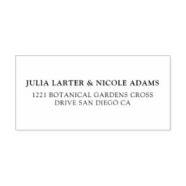 Dusty Navy Blue Pink Hibiscus Bloom Wedding Shower Zelfinktende Stempel