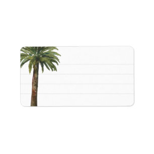 Dusty Palm   Blanco blanco adres Etiket