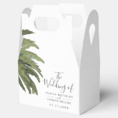 Dusty Palm | Weddenschap Wit Dank je wel voor doos Bedankdoosjes (Geopend)