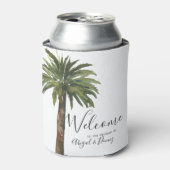 Dusty Palms | Koelbox voor kustweddenschappen Blikjeskoeler (Blikje Voorkant)