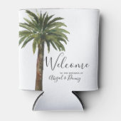 Dusty Palms | Koelbox voor kustweddenschappen Blikjeskoeler (Voorkant)