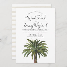 Dusty Palms | Weddengeviering Kaart