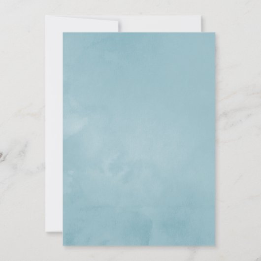 Dusty Pastel Tropical Summer Bat Mitzvah Kaart (Achterkant)