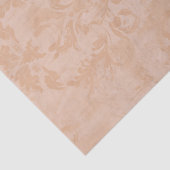  Dusty Peach Antiek Damask Decoupage Tissuepapier (Detail)