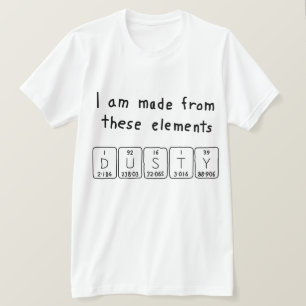 Dusty Periodieke Naam shirt