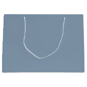 Dusty Periwinkle Blue Grote Gift Bag Groot Cadeauzakje (Voorkant)