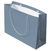 Dusty Periwinkle Blue Grote Gift Bag Groot Cadeauzakje (Achterkant Gekanteld)