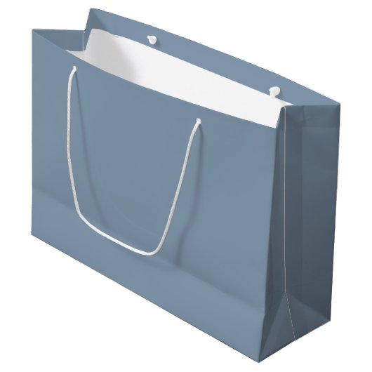 Dusty Periwinkle Blue Grote Gift Bag Groot Cadeauzakje (Voorkant Gekanteld)