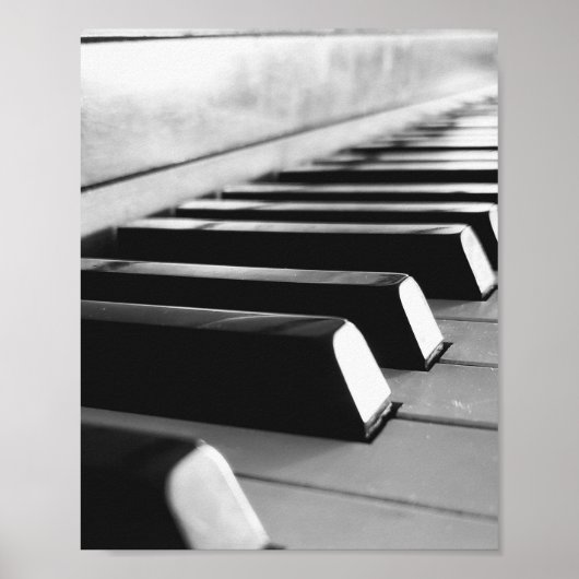 Dusty Piano Keys Poster (Voorkant)
