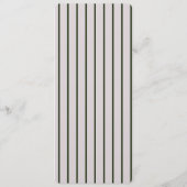 Dusty Pink and green Letter Wedding-menu Menu (Achterkant)