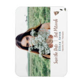 Dusty Pink, Beige Rozen Sparen de Magnet van de Da Magneet (Verticaal)