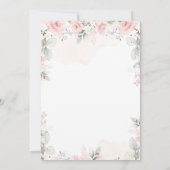 Dusty Pink Bowtie Een beetje pompoen Baby shower Kaart (Achterkant)