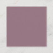 Dusty Pink | Bruiloft RSVP QR Code Informatiekaartje (Achterkant)