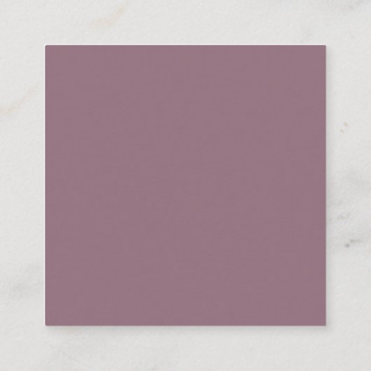 Dusty Pink | Bruiloft RSVP QR Code Informatiekaartje (Achterkant)