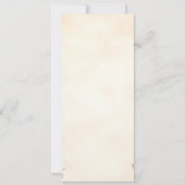 Dusty Pink Butterfly Enchanted Forest Scroll Baby Kaart (Achterkant)