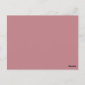 Dusty Pink Cross Religious Boy First Community Briefkaart (Achterkant)