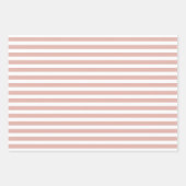 Dusty Pink Custom Happy Birthday Met Liefde Inpakpapier Vel (Voorkant 3)