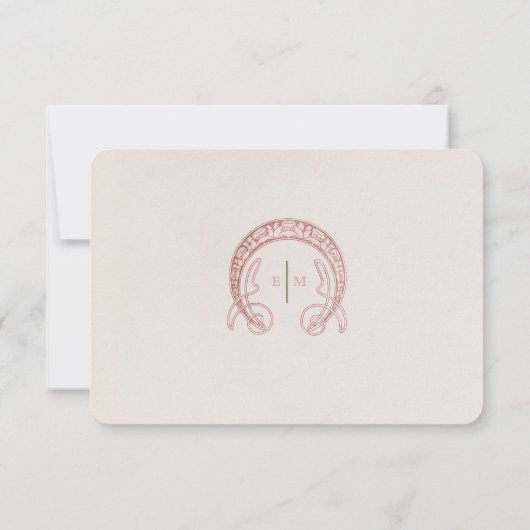 Dusty Pink Daisy Insert Hartelijk dank voor de kaa Kaart (Achterkant)